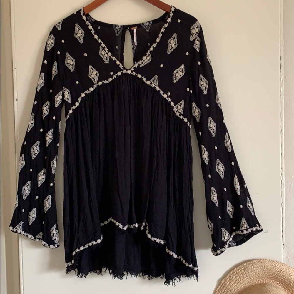 Free people embroidered tunic